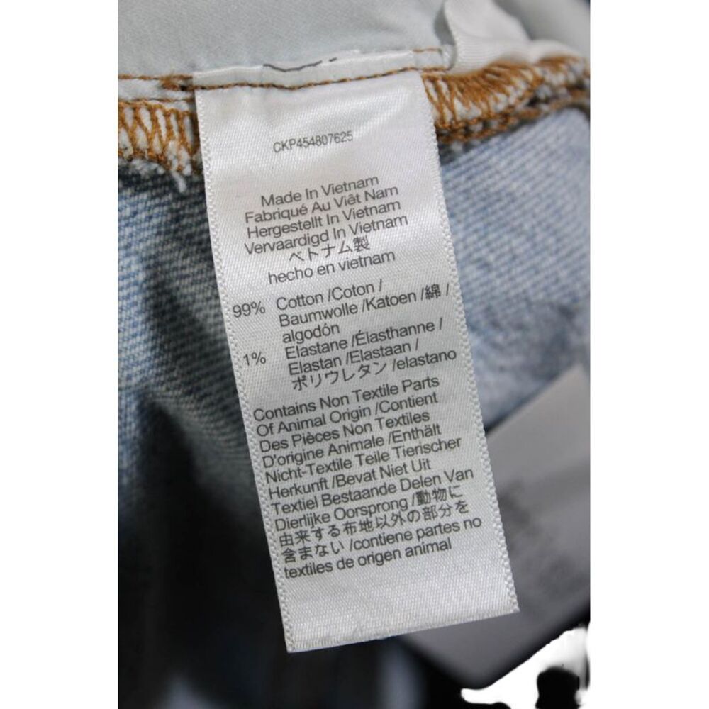 Madewell Womens Cotton Zip Button Straight Leg Denim Jeans Blue Size EUR 29 - Picture 7 of 8